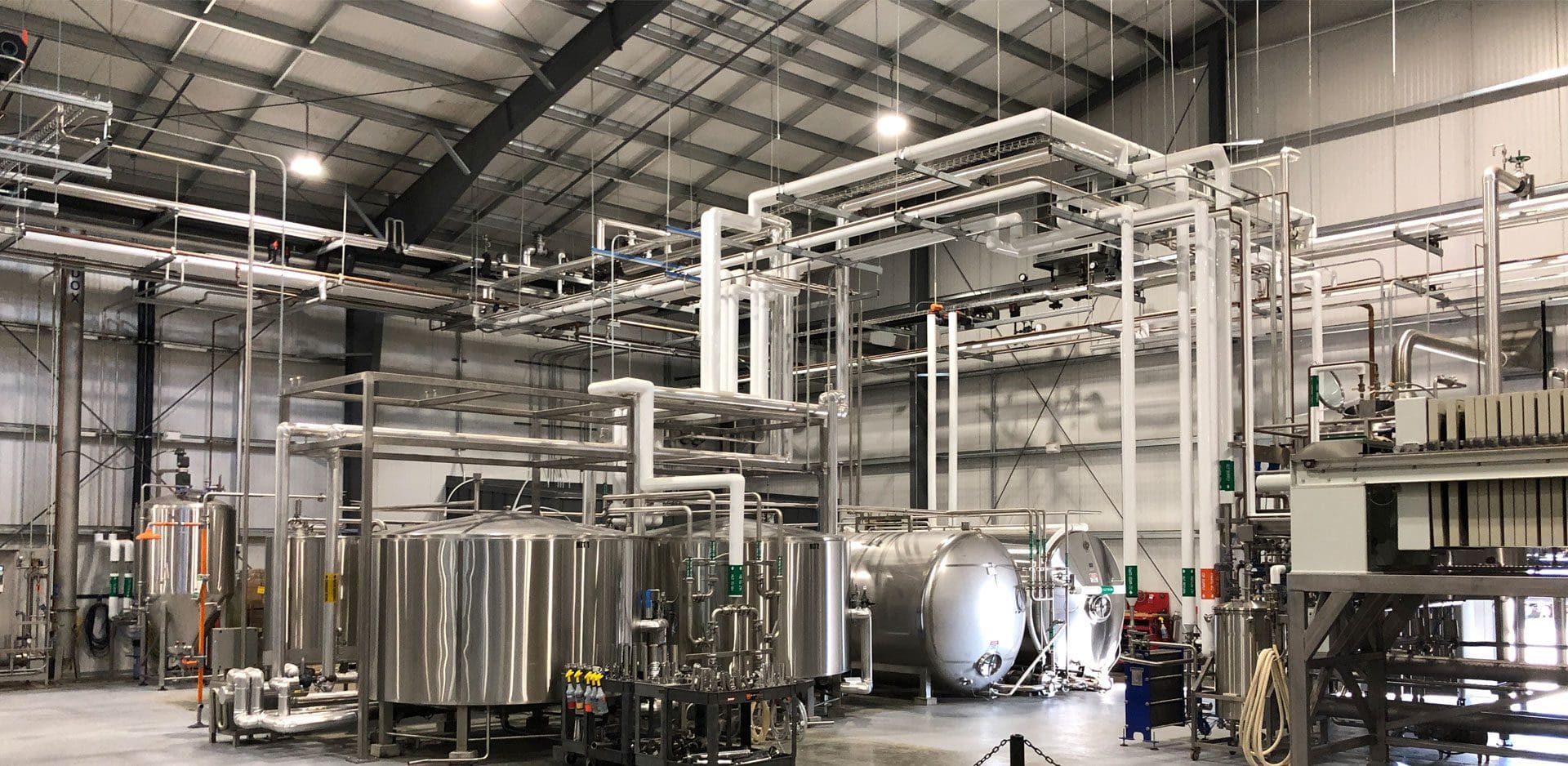 Team working on large stainless project