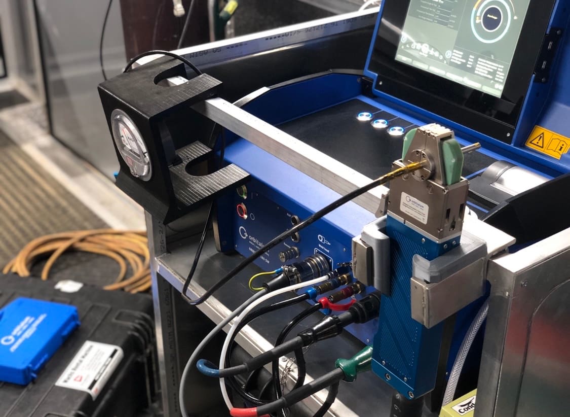 Orbital welding on 1/4-inch high-purity stainless tubing - SAI